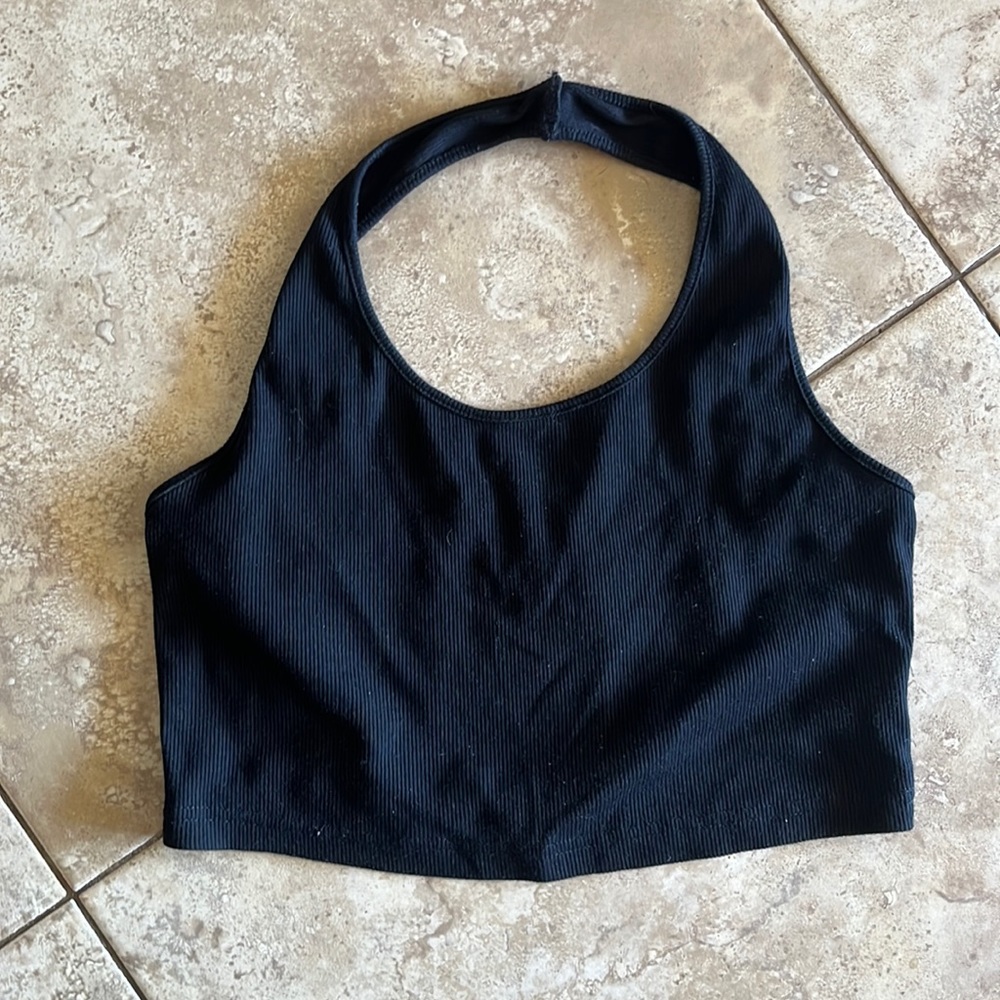 SHEIN halter crop top